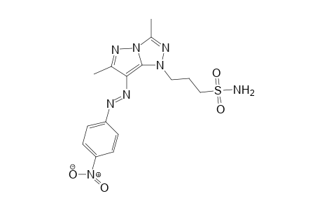 1H-pyrazolo[5,1-c]-1,2,4-triazole-1-propanesulfonamide, 3,6-dimethyl-7-[2-(4-nitrophenyl)diazenyl]-