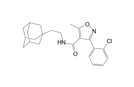 N-[2-(1-adamantyl)ethyl]-3-(2-chlorophenyl)-5-methyl-1,2-oxazole-4-carboxamide