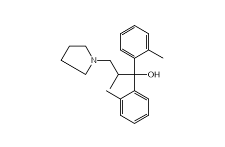 alpha,alpha-DI-(o-TOLYL)-beta-METHYL-1-PYRROLIDINEPROPANOL