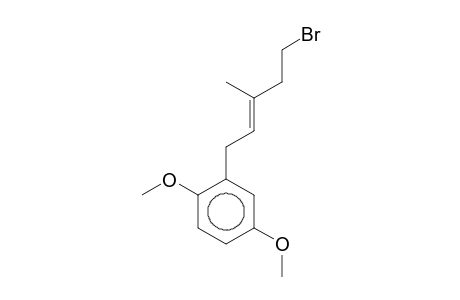 2-(5-Bromo-3-methyl-pent-2-enyl)-1,4-dimethoxy-benzene