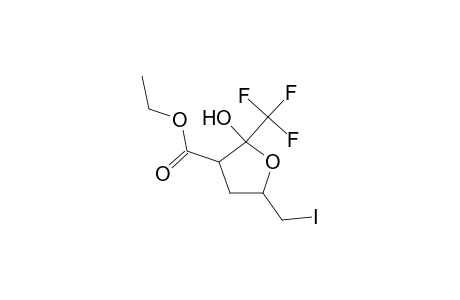 Ethyl 2-Hydroxy-2-trifluoromethyl-5-iodomethyltetrahydrofuran-3-carboxylate isomer