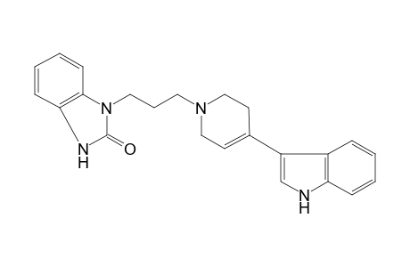 1-{3-[4-(indol-3-yl)-1,2,3,6-tetrahydro-1-pyridyl]propyl}-2-benzimidazolinone