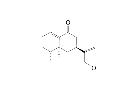 ARGUTOSINE-A;(4-ALPHA-METHYL,5-ALPHA-METHYL,7-ALPHA-H)-9-OXO-EREMOPHILA-1(10),11(13)-DIENE-12-OL