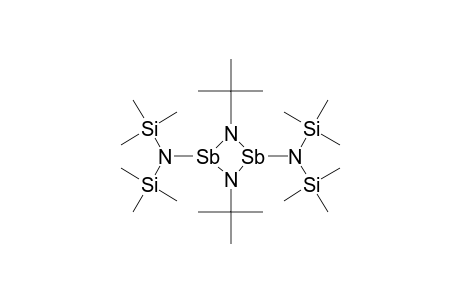 TRANS-2,4-BIS-[BIS-(TRIMETHYLSILYL)-AMINO]-1,3-DI-TERT.-BUTYL-1,2,3,4-DIAZADISTIBETIDINE