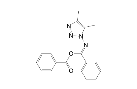 1-(ALPHA-BENZOYLOXY-PHENYLIDENE-AMINO)-4,5-DIMETHYL-1,2,3-TRIAZOLE