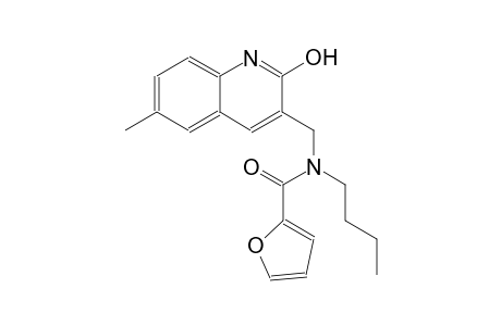 N-butyl-N-[(2-hydroxy-6-methyl-3-quinolinyl)methyl]-2-furamide