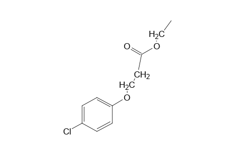 3-(p-chlorophenoxy)propionic acid, ethyl ester