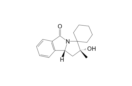 cis-2'-Hydroxy-2'-methyl-1',9b'-dihydrospiro[cyclohexane-1,3'-pyrrolo[2',1'-a]isoindol]-5'(2'H)-one