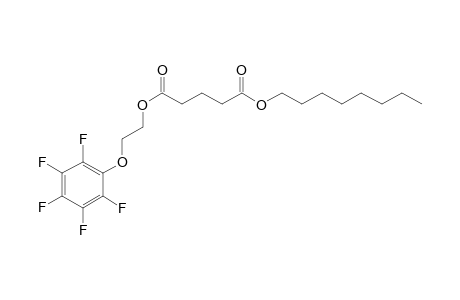 Glutaric acid, octyl 2-(pentafluorophenoxy)ethyl ester