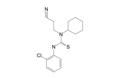 3-(o-chlorophenyl)-1-(2-cyanoethyl)-1-cyclohexyl-2-thiourea