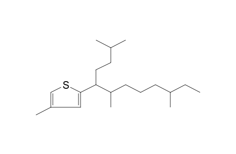 2-(2',6'-DIMETHYL-3'-(3''-METHYLBUTYL)OCTYL)-4-METHYLTHIOPHENE