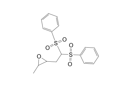 2-[2,2-Bis(phenylsulfonyl)ethyl]-3-methyloxirane