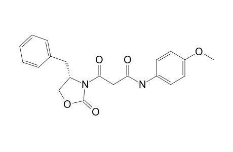 3-[(4S)-4-benzyl-2-keto-oxazolidin-3-yl]-3-keto-N-(4-methoxyphenyl)propionamide