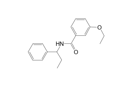 3-ethoxy-N-(1-phenylpropyl)benzamide