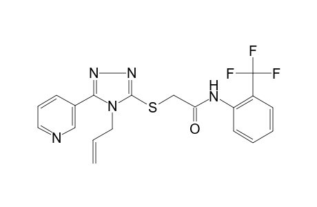 acetamide, 2-[[4-(2-propenyl)-5-(3-pyridinyl)-4H-1,2,4-triazol-3-yl]thio]-N-[2-(trifluoromethyl)phenyl]-