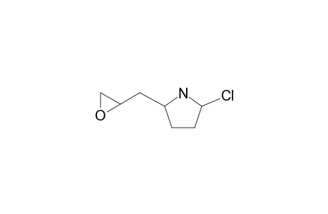 2-Chloro-5-(2-oxiranylmethyl)pyrrolidine