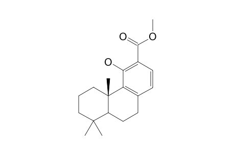 5-Methyl 5-Hydroxy-1,2,3,4,4a,9,10,10a-octahydroxy-1,1,4a.beta.-trimethyl-6-phenanthroate