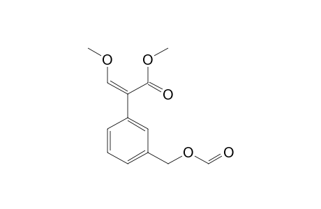 Benzeneacetic acid, 3-[(formyloxy)methyl]-alpha-(methoxymethylene)-, methyl ester