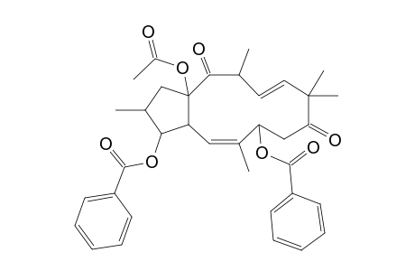 [(6E,12Z)-3A-Acetyloxy-1-benzoyloxy-2,5,8,8,12-pentamethyl-4,9-dioxo-2,3,5,10,11,13A-hexahydro-1H-cyclopenta[12]annulen-11-yl] benzoate