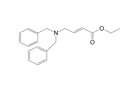 Ethyl (2E)-4-(dibenzylamino)-2-butenoate