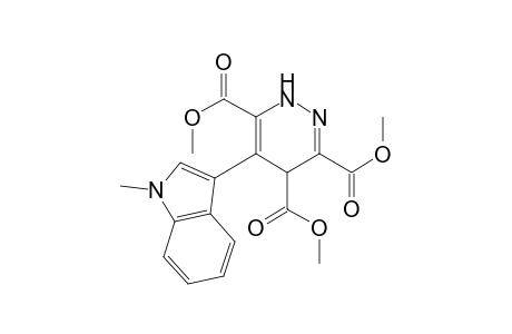 TRIMETHYL-1,4-DIHYDRO-5-(1-METHYLINDOL-3-YL)-PYRIDAZINE-3,4,6-TRICARBOXYLATE