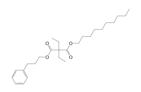 Diethylmalonic acid, decyl 3-phenylpropyl ester