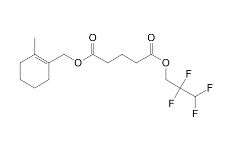 Glutaric acid, (2-methylcyclohex-1-enyl)methyl 2,2,3,3-tetrafluoropropyl ester