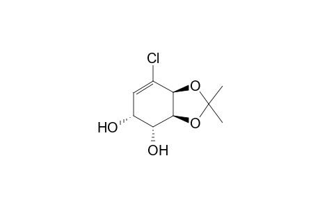 5-Chloro-1,2-dihydroxy-3,4-[O,O-isopropylidene]-cyclohex-5-ene
