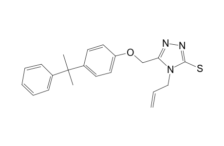 4-Allyl-5-[4-(1-methyl-1-phenyl-ethyl)-phenoxymethyl]-4H-[1,2,4]triazole-3-thiol