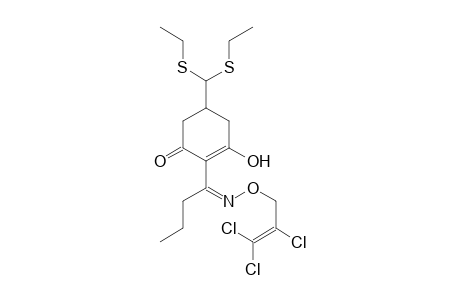 2-Cyclohexen-1-one, 5-[bis(ethylthio)methyl]-3-hydroxy-2-[1-[[(2,3,3-trichloro-2-propenyl)oxy]imino]butyl]-