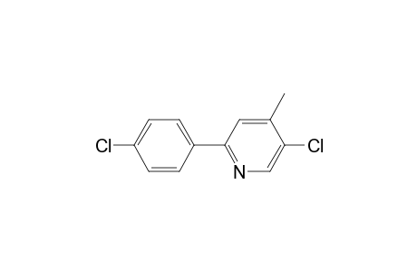 5-Chloro-2-(p-chlorophenyl)-4-picoline