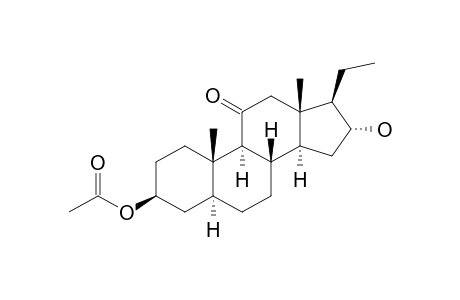 3B-Acetoxy-5A-pregnan-16A-ol-11-one