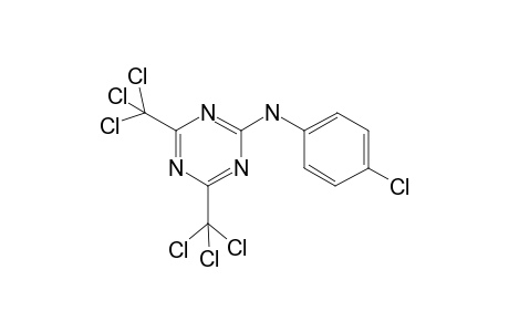 2-[p-Chloroanilino]-4,6-bis[trichloromethyl]-S-triazine