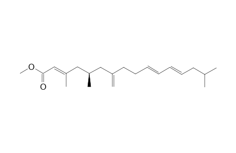 METHYL-(2E,5R,10E,12E)-3,5,15-TRIMETHYL-7-METHYLENEHEXADECA-2,10,12-TRIENOATE