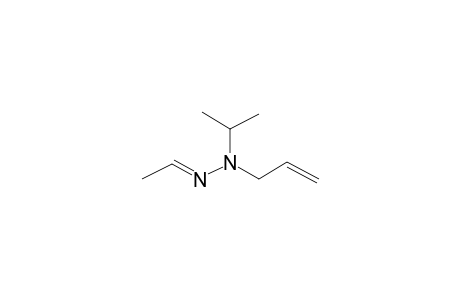 Acetaldehyde, (1-methylethyl)(2-propenyl)hydrazone