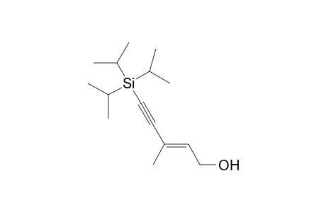 (E)-3-Methyl-5-(triisopropylsilyl)pent-2-en-4-yn-1-ol