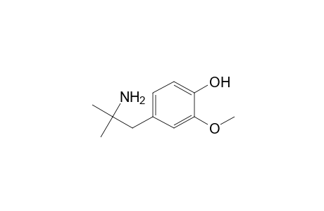 4-(2-amino-2-methylpropyl)-2-methoxyphenol