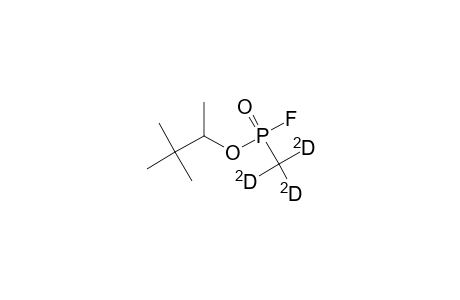 Phosphonofluoridic acid, methyl-D3-, 1,2,2-trimethylpropyl ester
