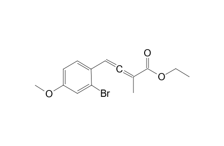 4-(2-Bromo-4-methoxyphenyl)-2-methyl-buta-2,3-dienoic acid ethyl ester