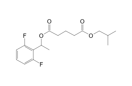 Glutaric acid, 1-(2,6-difluorophenyl)ethyl isobutyl ester