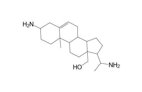 Pregn-5-en-18-ol, 3,20-diamino-, (3.beta.,20S)-