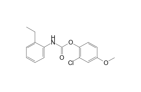 o-ethylcarbanilic acid, 2-chloro-4-methoxyphenyl ester