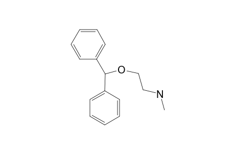 2-(diphenylmethyl)oxy-N-methyl-ethanamine