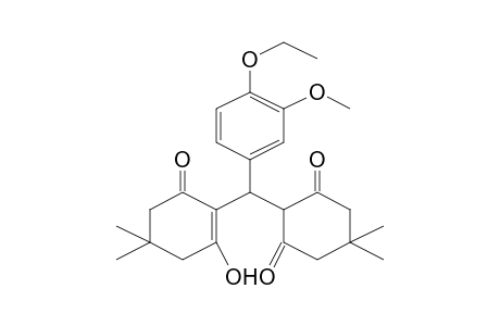 1,3-Cyclohexanedione, 2-[(4-ethoxy-3-methoxyphenyl)(2-hydroxy-4,4-dimethyl-6-oxo-1-cyclohexen-1-yl)methyl]-5,5-dimethyl-