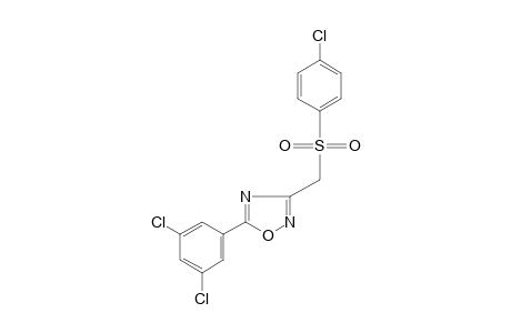 3-{[(p-chlorophenyl)sulfonyl]methyl}-5-(3,5-dichlorophenyl)-1,2,4-oxadiazole