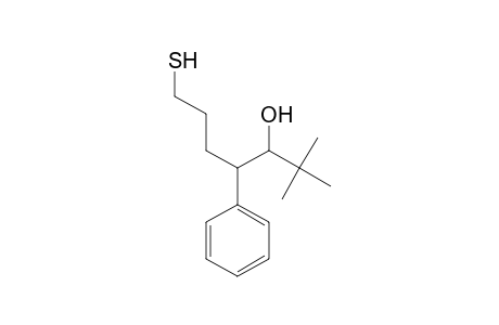 7-Mercapto-2,2-dimethyl-4-phenyl-3-heptanol