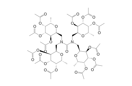 1,1,3,3-TETRA-N-(2,3,4-TRI-O-ACETYL-BETA-L-FUCOPYRANOSYLMETHYL)-UREA