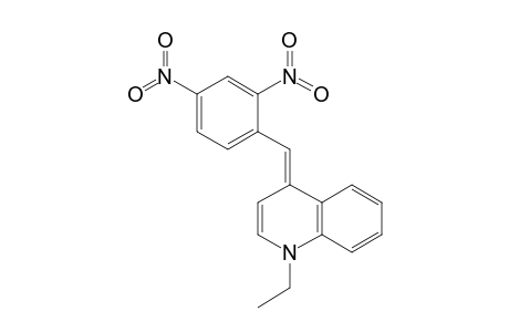 Quinoline, 4-[(2,4-dinitrophenyl)methylene]-1-ethyl-1,4-dihydro-