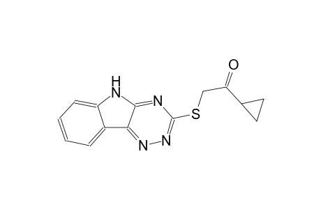 1-cyclopropyl-2-(5H-[1,2,4]triazino[5,6-b]indol-3-ylsulfanyl)ethanone