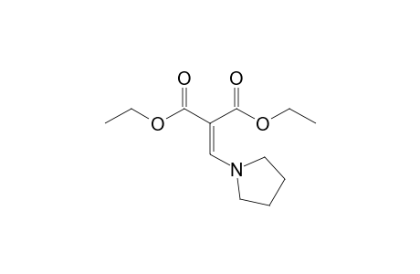 Propanedioic acid, (1-pyrrolidinylmethylene)-, diethyl ester